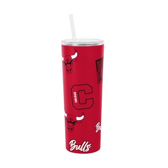 Logo Brands Chicago Bulls 30oz Dreamweave Straw Tumbler