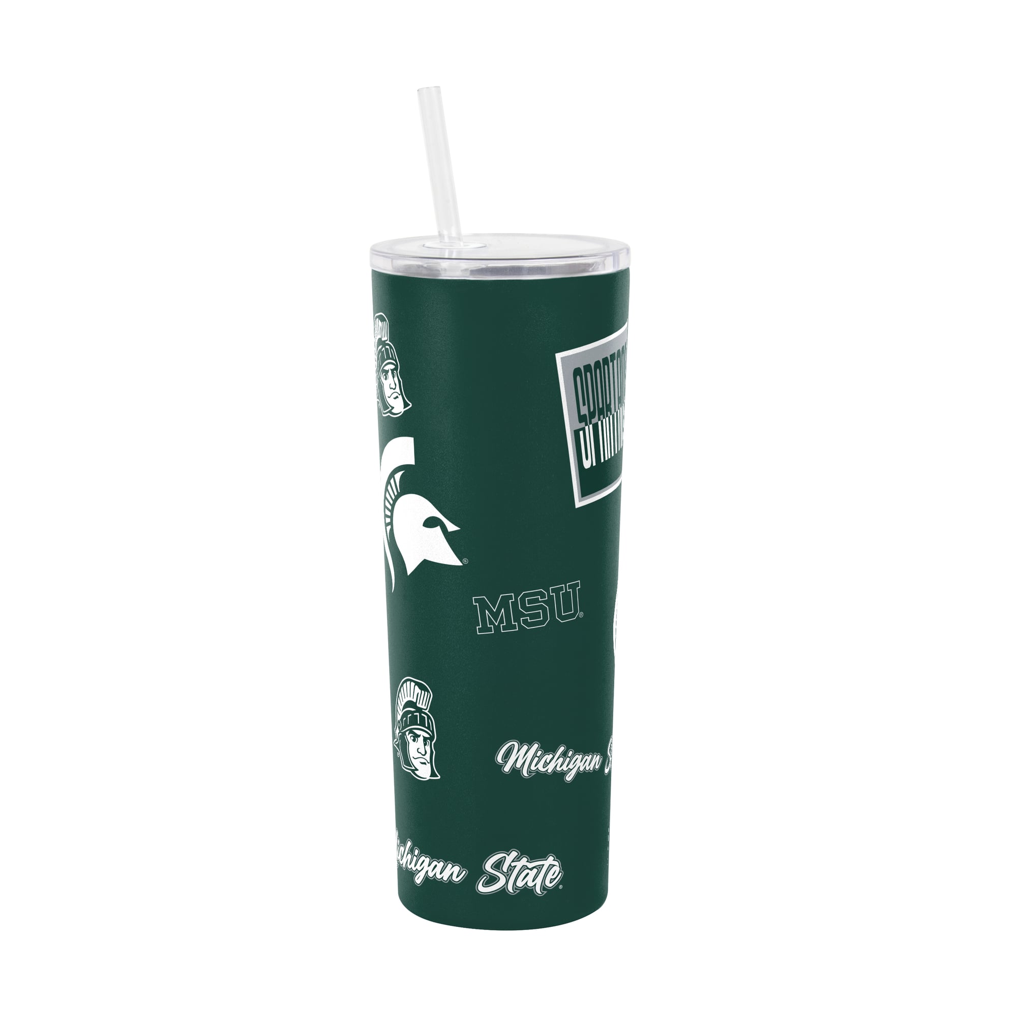Logo Brands Michigan State Spartans 30oz Dreamweave Straw Tumbler