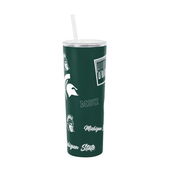 Logo Brands Michigan State Spartans 30oz Dreamweave Straw Tumbler