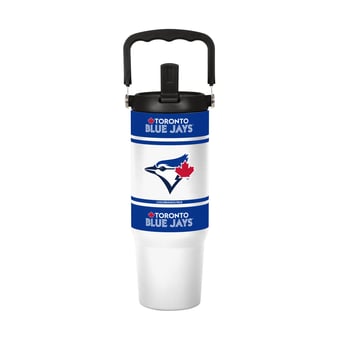 Logo Brands Toronto Blue Jays 30oz. Colorblock 2.0 Top Handle Tumbler