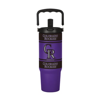 Logo Brands Colorado Rockies 30oz. Colorblock 2.0 Top Handle Tumbler