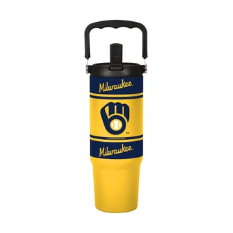 Logo Brands Milwaukee Brewers 30oz. Colorblock 2.0 Top Handle Tumbler