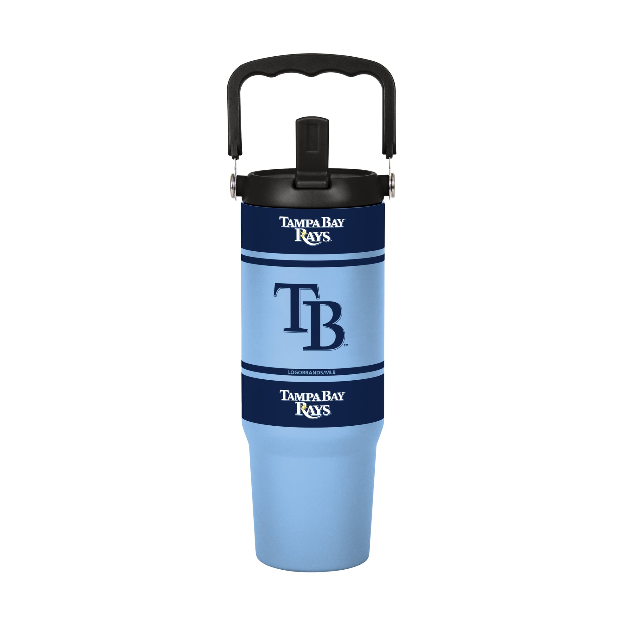 Logo Brands Tampa Bay Rays 30oz. Colorblock 2.0 Top Handle Tumbler