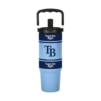 Logo Brands Tampa Bay Rays 30oz. Colorblock 2.0 Top Handle Tumbler