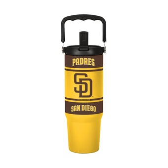 Logo Brands San Diego Padres 30oz. Colorblock 2.0 Top Handle Tumbler