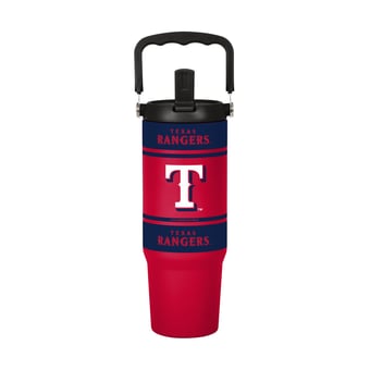 Logo Brands Texas Rangers 30oz. Colorblock 2.0 Top Handle Tumbler