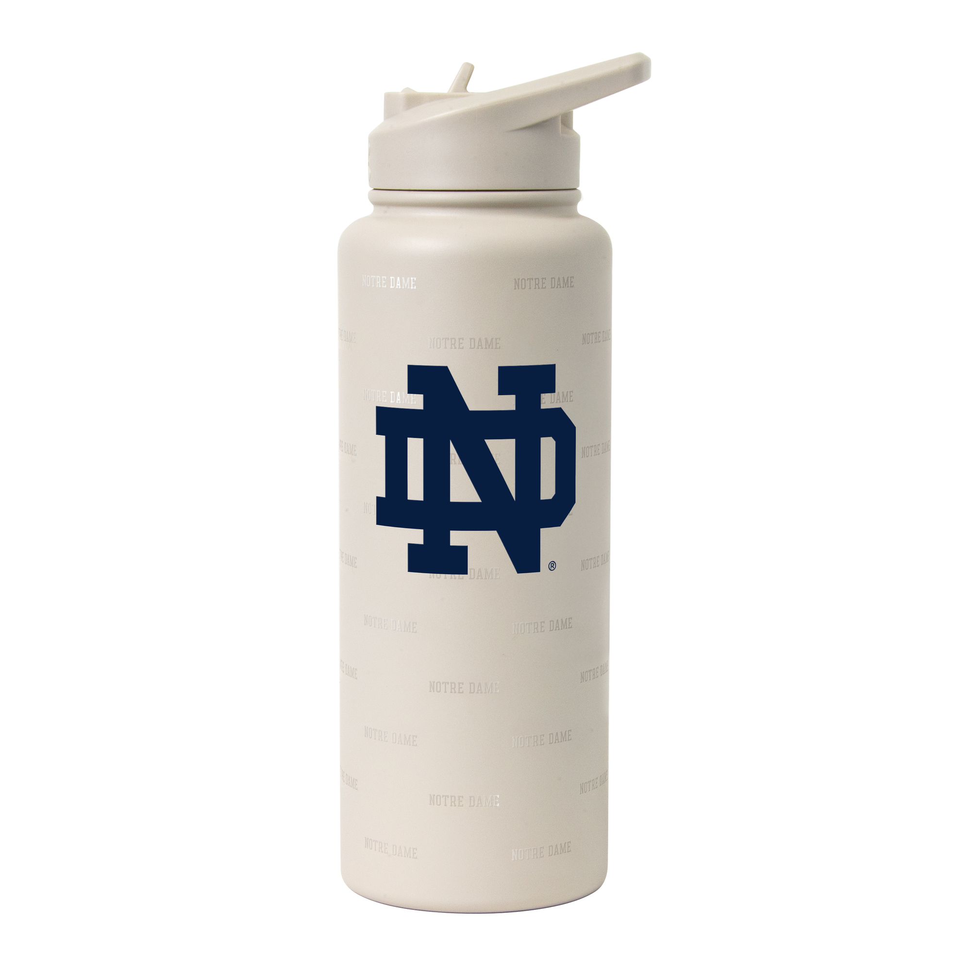 Logo Brands Notre Dame Fighting Irish 34oz. Sand Ghost Quencher Bottle