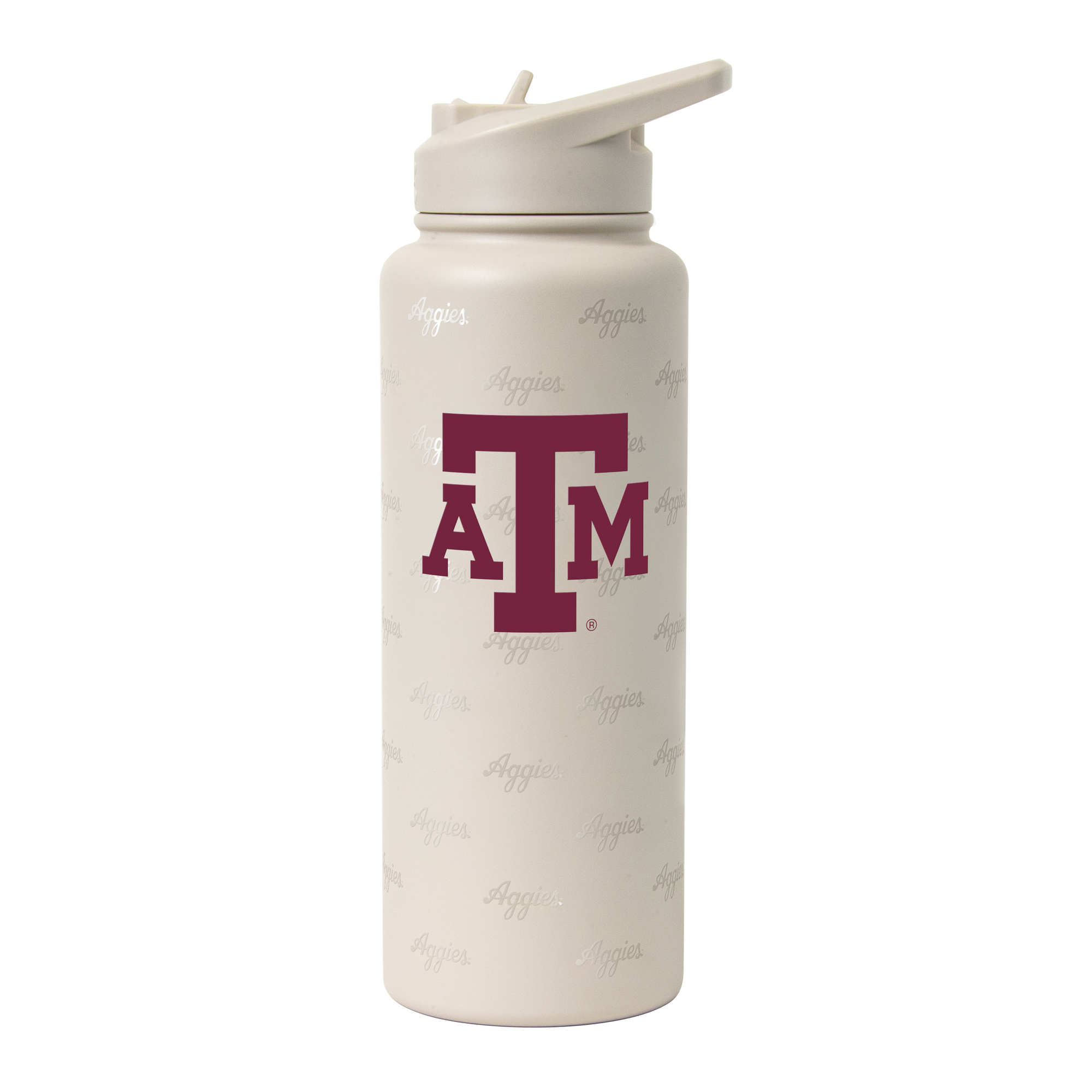 Logo Brands Texas A&M Aggies 34oz. Sand Ghost Quencher Bottle