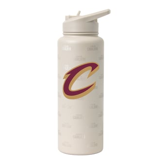 Logo Brands Cleveland Cavaliers 34oz. Sand Ghost Quencher Bottle
