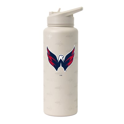 Logo Brands Washington Capitals 34oz. Sand Ghost Quencher Bottle