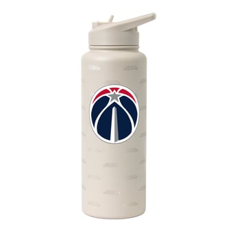 Logo Brands Washington Wizards 34oz. Sand Ghost Quencher Bottle