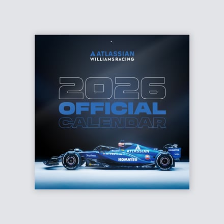 Williams Racing Official 2026 Wall Calendar