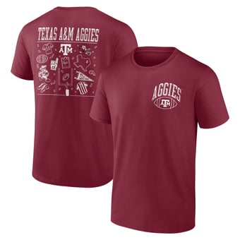 Men's  Garnet Texas A&M Aggies School Spirit T-Shirt