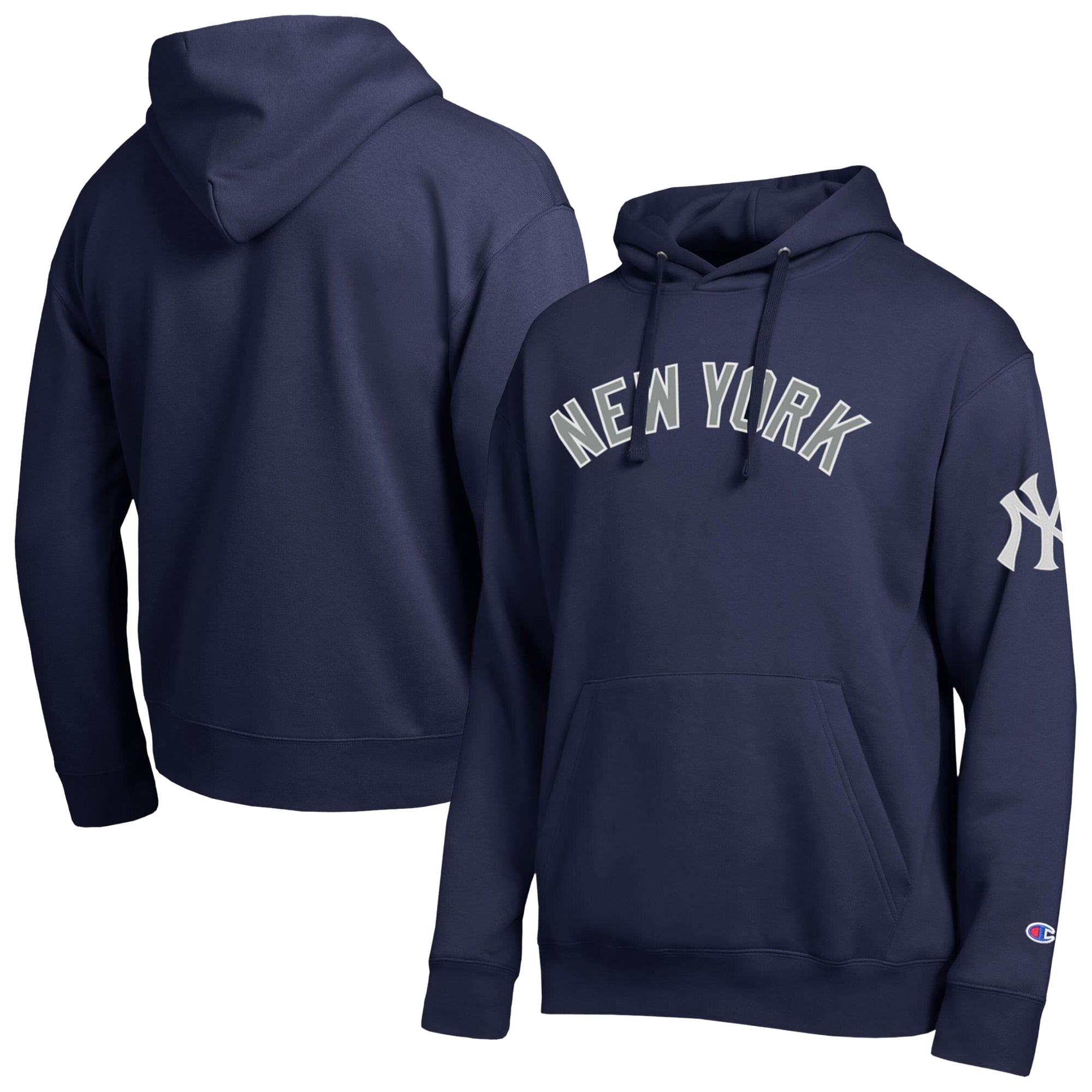 Men's Champion  Navy New York Yankees All Star Wordmark Hoodie