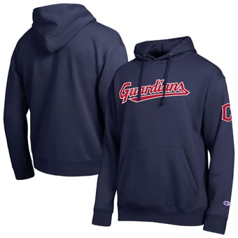 Men's Champion  Navy Cleveland Guardians All Star Wordmark Hoodie