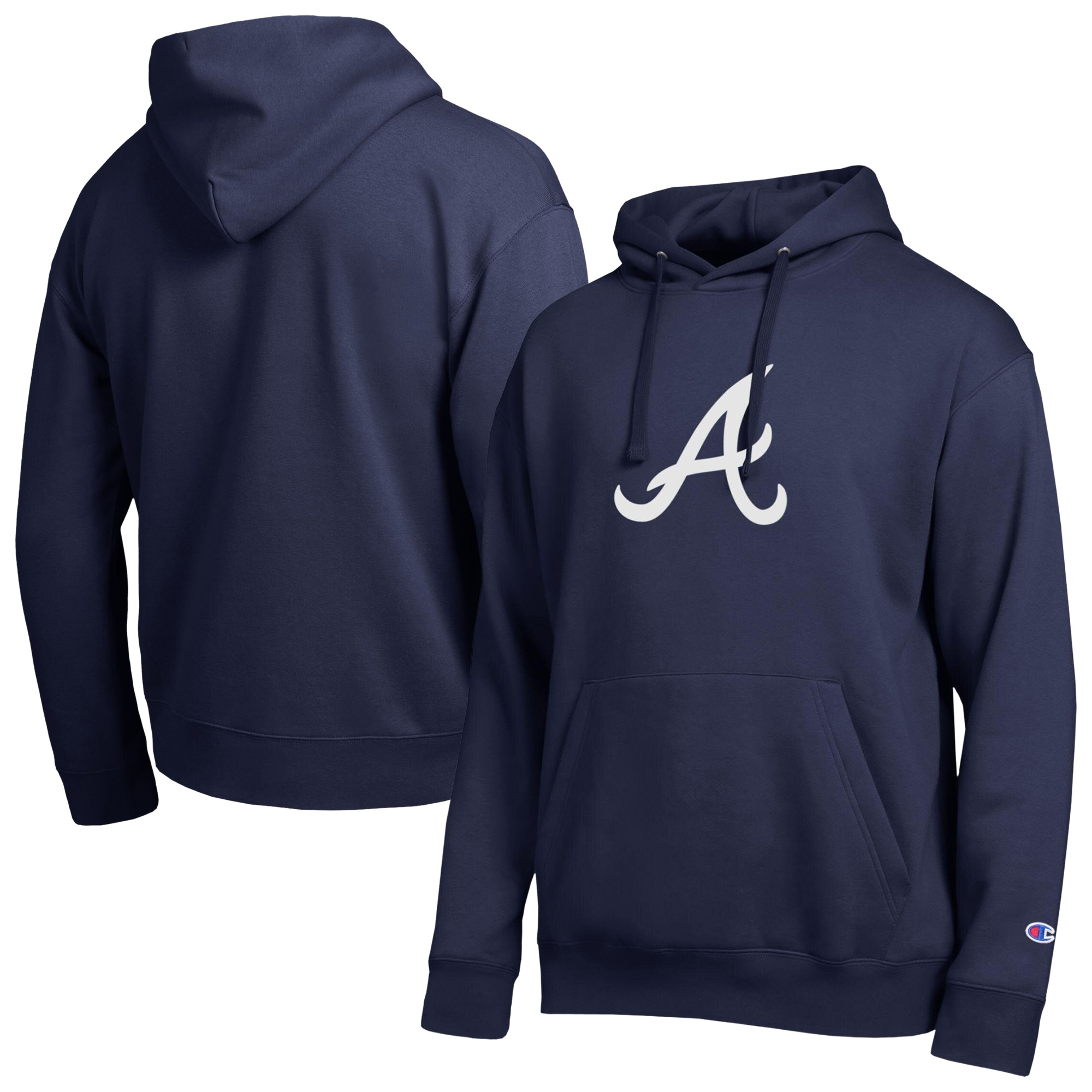 Men’s Champion Navy Atlanta Braves All Star Embroidered Logo Hoodie Men’s Champion Navy Atlanta Braves All Star Embroidered Logo Hoodie
