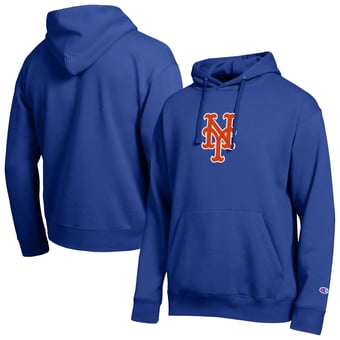Men's Champion  Royal New York Mets All Star Embroidered Logo Hoodie
