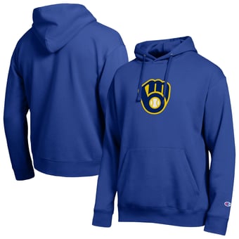 Men's Champion  Royal Milwaukee Brewers All Star Embroidered Logo Hoodie