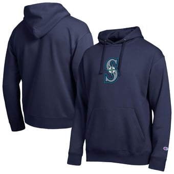 Men's Champion  Navy Seattle Mariners All Star Embroidered Logo Hoodie