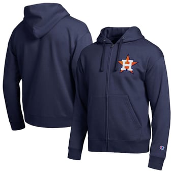 Men's Champion Navy Houston Astros All-Star Full-Zip Hoodie