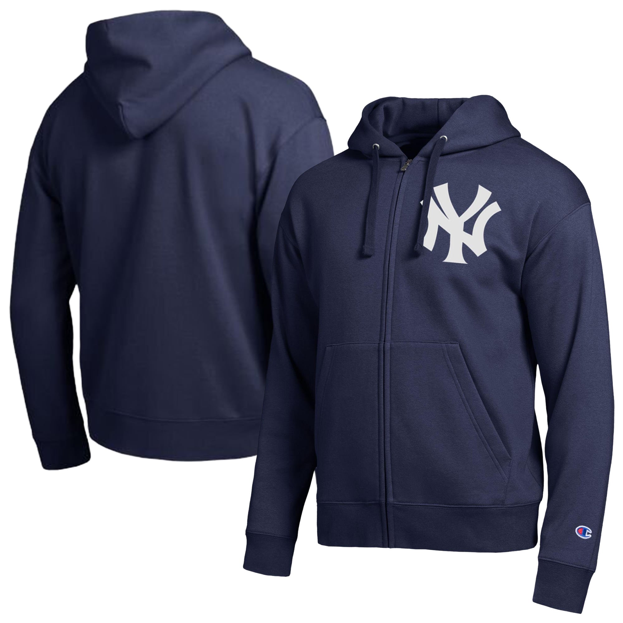 Men's Champion Navy New York Yankees All-Star Full-Zip Hoodie