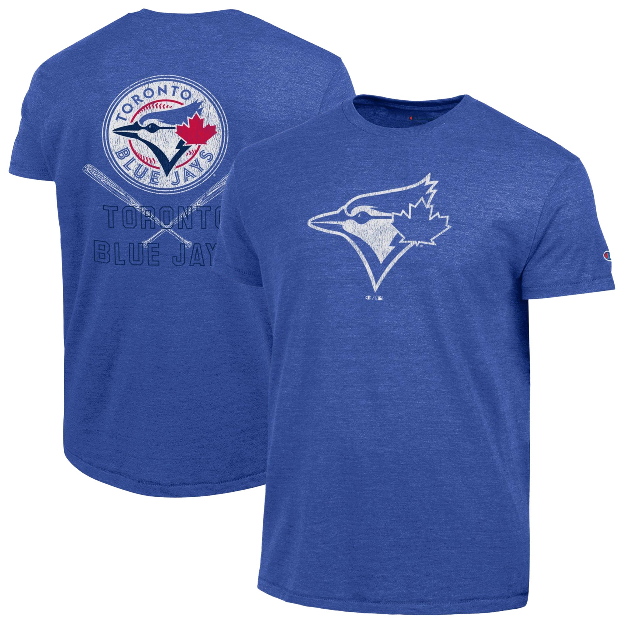 Men's Champion  Royal Toronto Blue Jays Tri-Blend T-Shirt