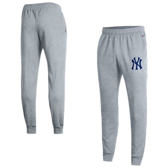 Men's Champion  Heather Gray New York Yankees Powerblend Joggers