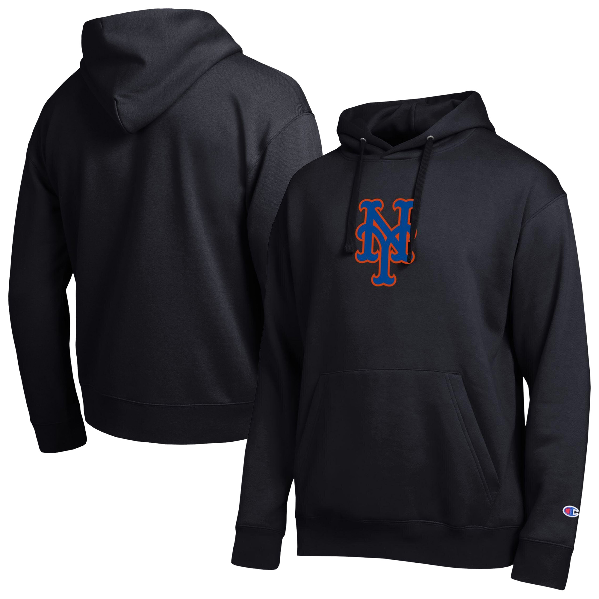 Men’s Champion Black New York Mets All Star Embroidered Logo Hoodie Men’s Champion Black New York Mets All Star Embroidered Logo Hoodie