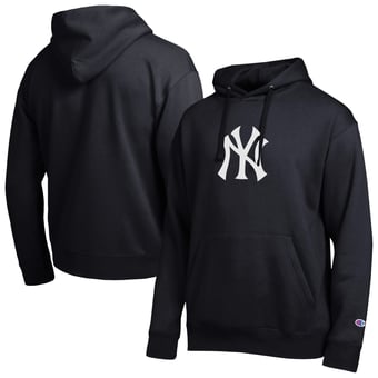 Men's Champion Black New York Yankees All Star Embroidered Logo Hoodie