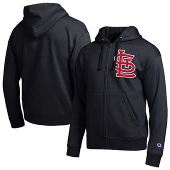 Men's Champion  Black St. Louis Cardinals All-Star Full-Zip Hoodie
