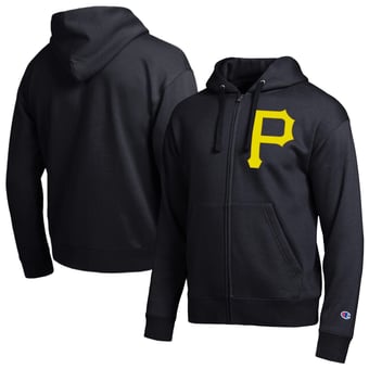 Men's Champion  Black Pittsburgh Pirates All-Star Full-Zip Hoodie