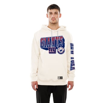 Men's New Era  Cream New York Giants Dune Dust Hoodie