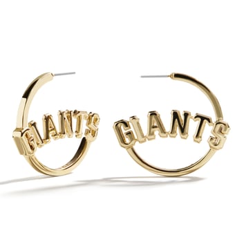 BaubleBar  San Francisco Giants Wordmark Hoop Earrings