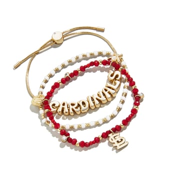 BaubleBar  St. Louis Cardinals 3-Pack Bracelet Set
