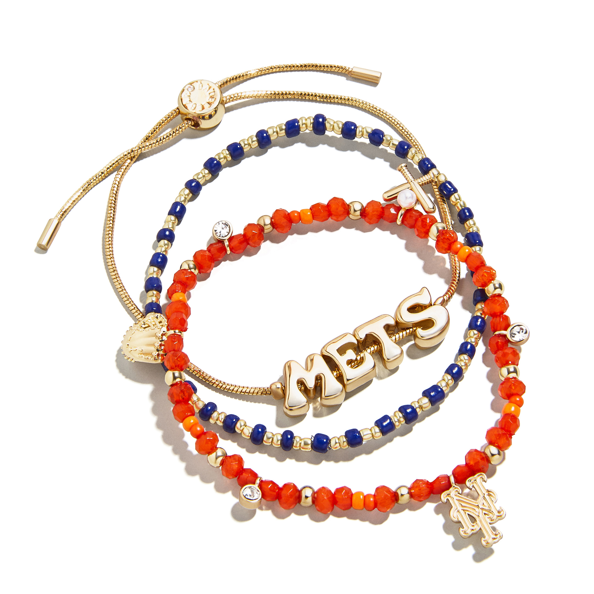 BaubleBar  New York Mets 3-Pack Bracelet Set
