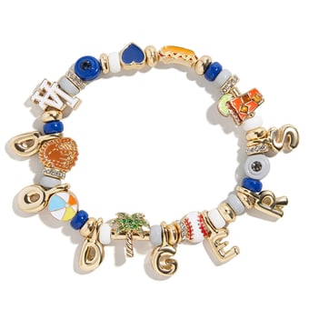 BaubleBar  Los Angeles Dodgers Motif Beaded Bracelet