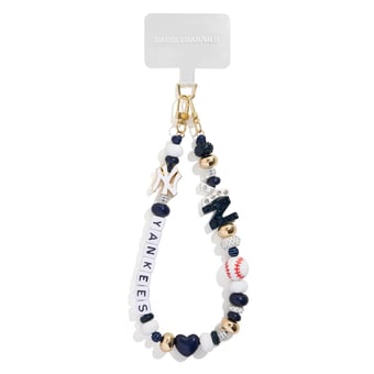 BaubleBar New York Yankees Beaded Phone Charm
