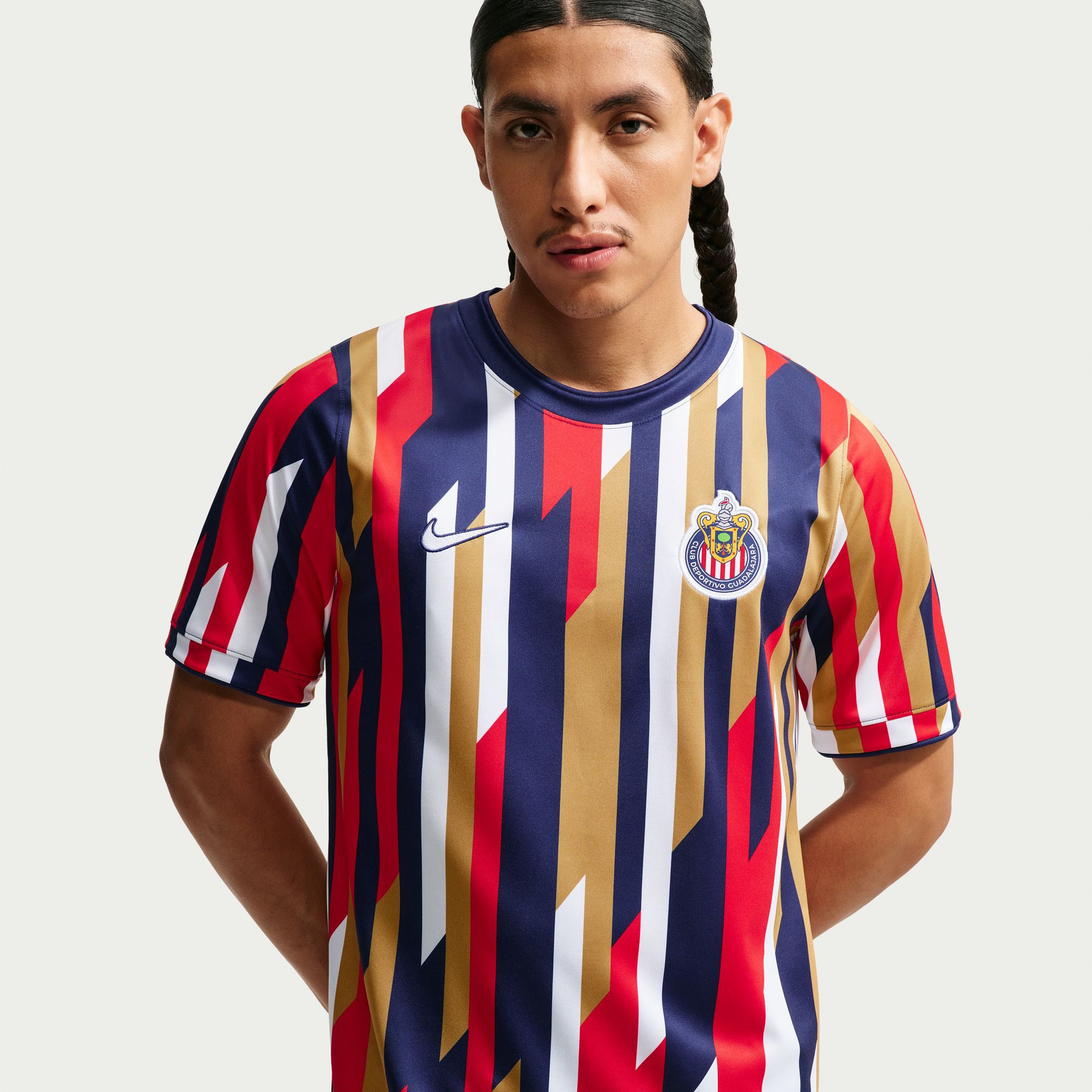 Men's Nike White Chivas 2026/27 Home Dri-FIT Pre-Match Top