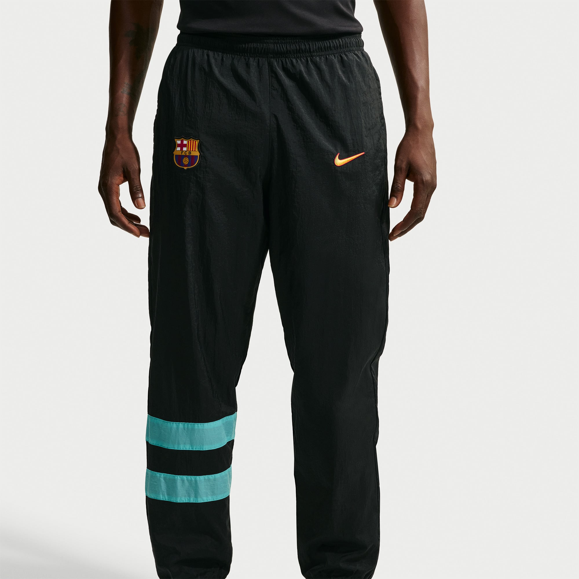 Men's Nike Black Barcelona Third I96 Track Pants