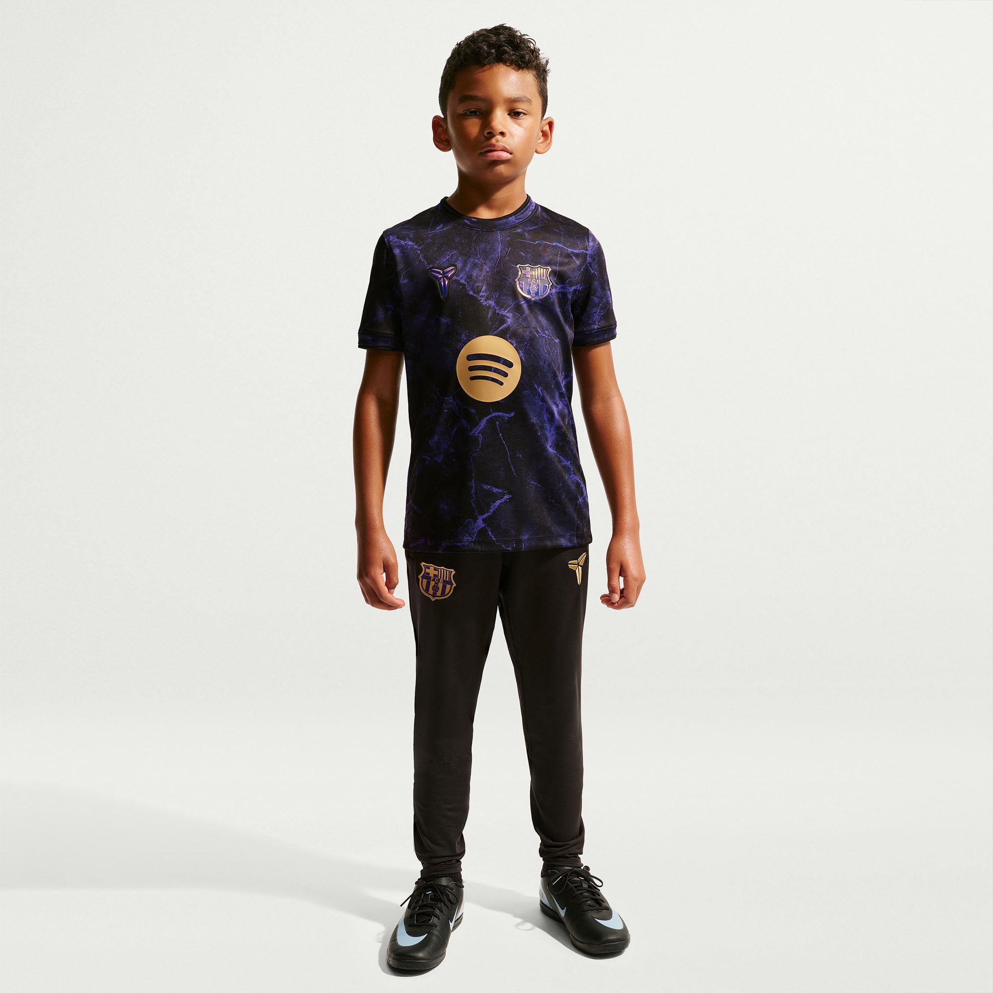 Youth Nike  Purple Barcelona 2026/27 Away Dri-FIT Pre-Match Top