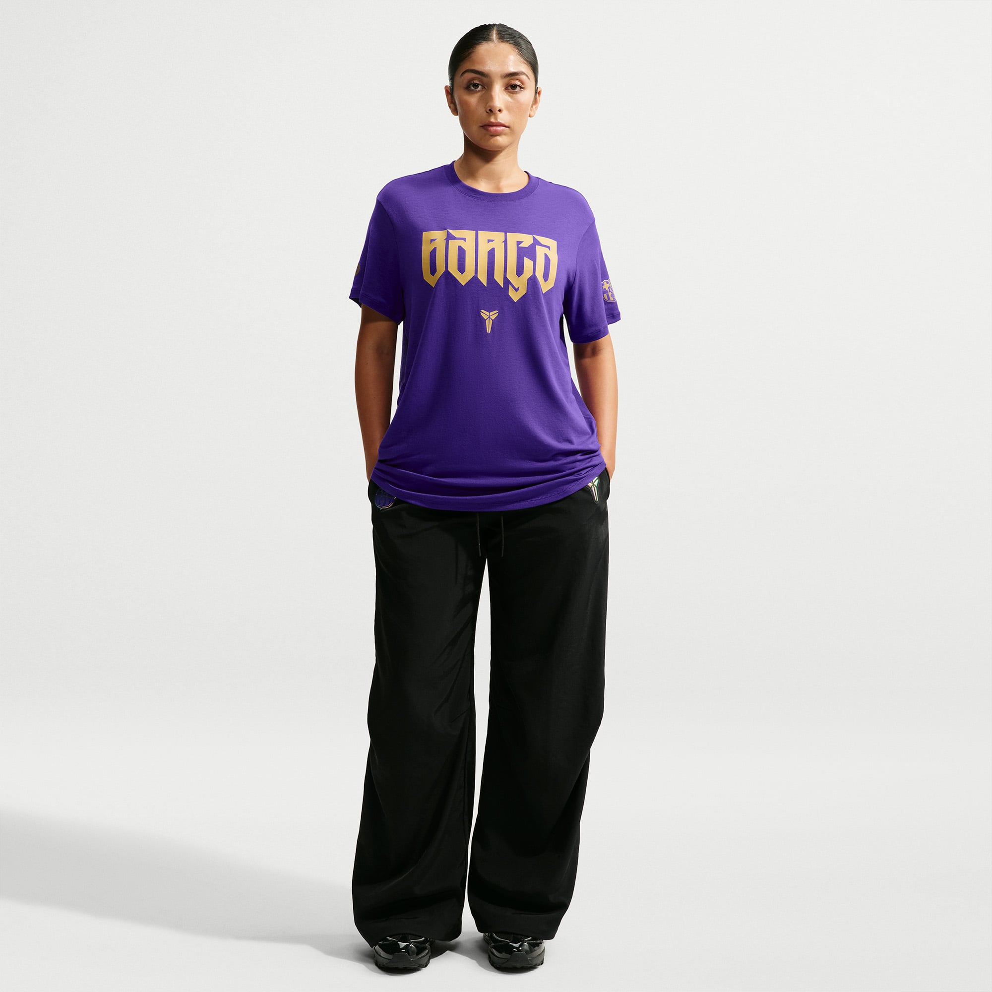 Women's Nike  Black Barcelona 2026/27 Away Woven Pants