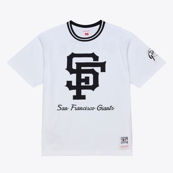 Men's Mitchell & Ness  White San Francisco Giants Cooperstown Collection Arctic T-Shirt