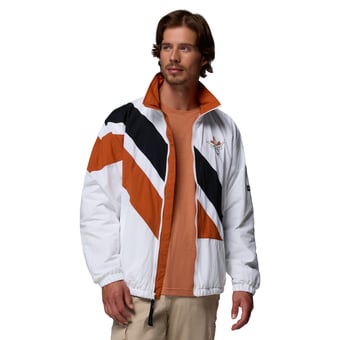 Men's Columbia White Texas Longhorns Reventure Full-Zip Windbreaker Omni-Shield Jacket