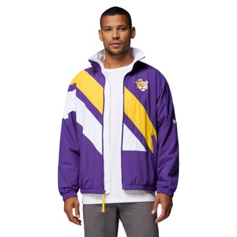 Men's Columbia Purple LSU Tigers Reventure Full-Zip Windbreaker Omni-Shield Jacket