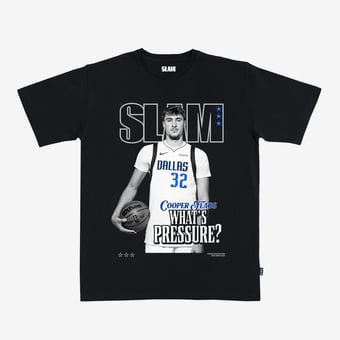 Unisex Cooper Flagg Black Dallas Mavericks SLAM Cover T-Shirt