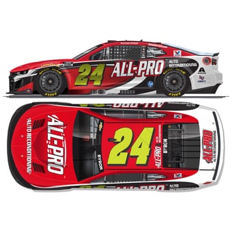 Action Racing William Byron 2026 #24 ALL-PRO 1:64 Regular Paint Die-Cast Chevrolet Camaro ZL1