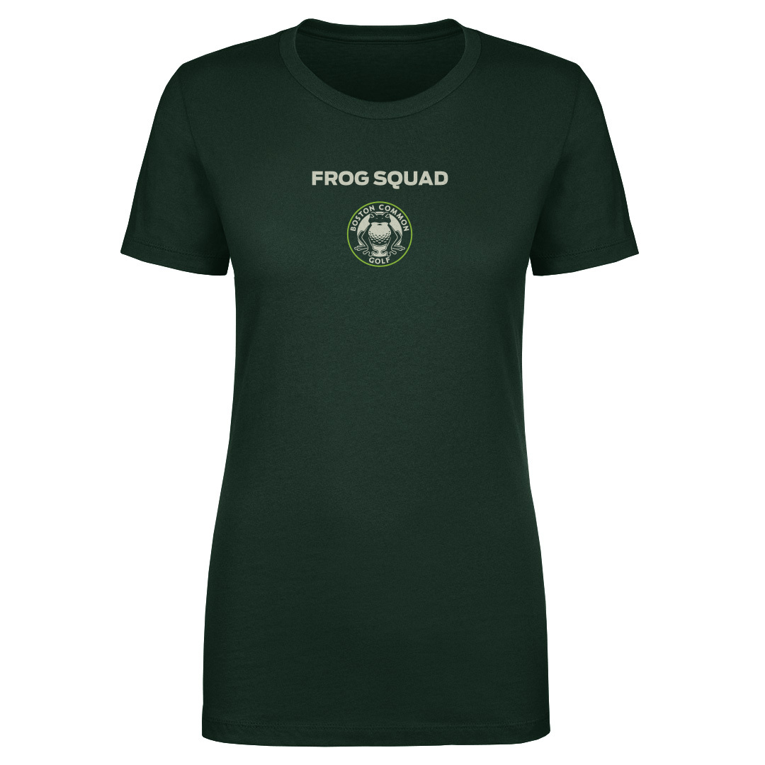 Women’s 500 Level Forest Green Boston Common Golf Roundel Phrase T-Shirt