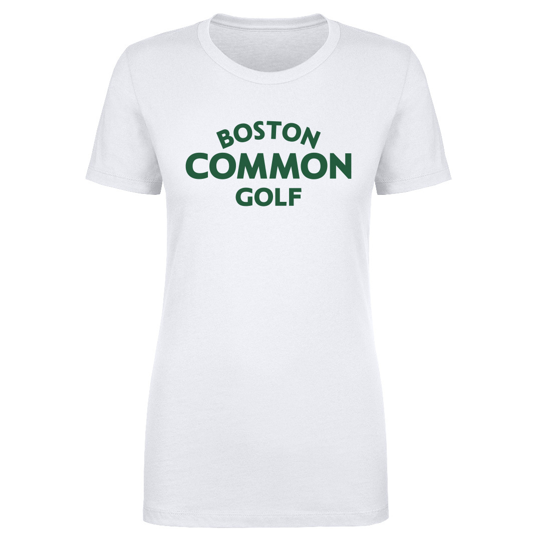 Women’s 500 Level White Boston Common Golf Wordmark T-Shirt Women’s 500 Level White Boston Common Golf Wordmark T-Shirt