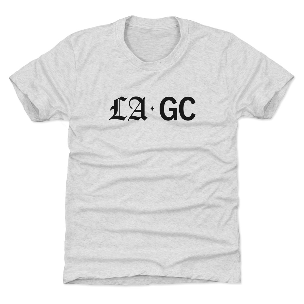 Youth 500 Level Gray Los Angeles Golf Club LAGC Wordmark T-Shirt Youth 500 Level Gray Los Angeles Golf Club LAGC Wordmark T-Shirt