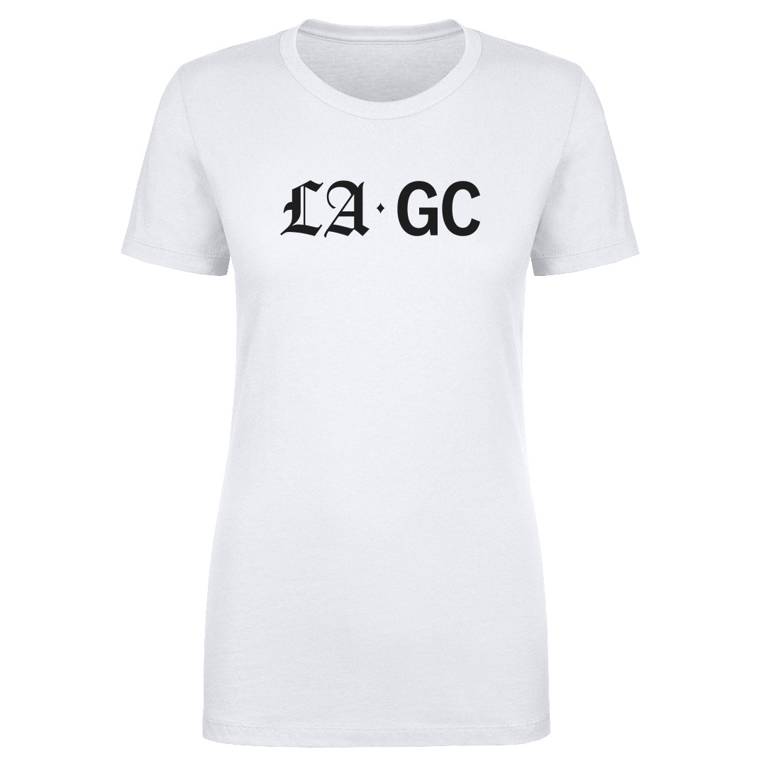Women’s 500 Level White Los Angeles Golf Club LAGC Wordmark T-Shirt Women’s 500 Level White Los Angeles Golf Club LAGC Wordmark T-Shirt